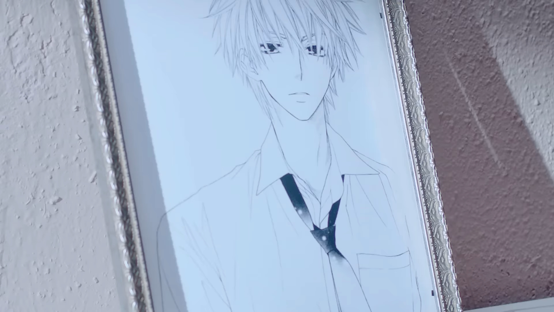 An illustration of a boy in an anime art style.